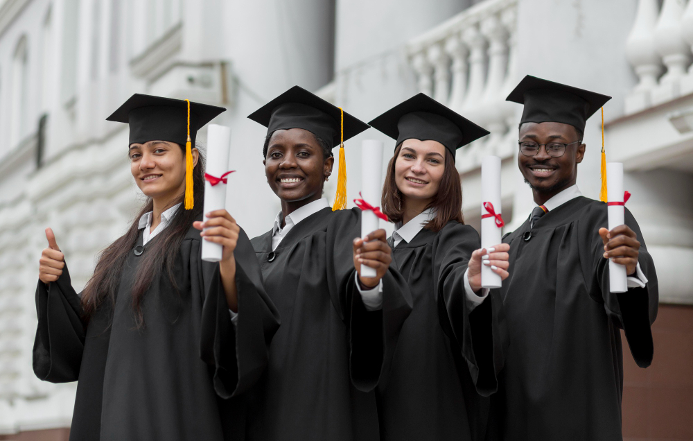 Students graduating
